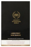 LSB Large Print Wide Margin, Black, Hardcover